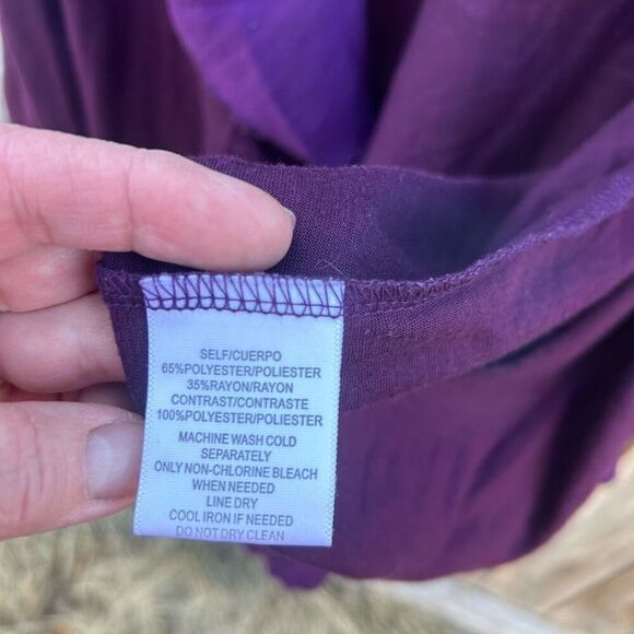 Sag Harbor open shawl top cardigan size large - Picture 7 of 10